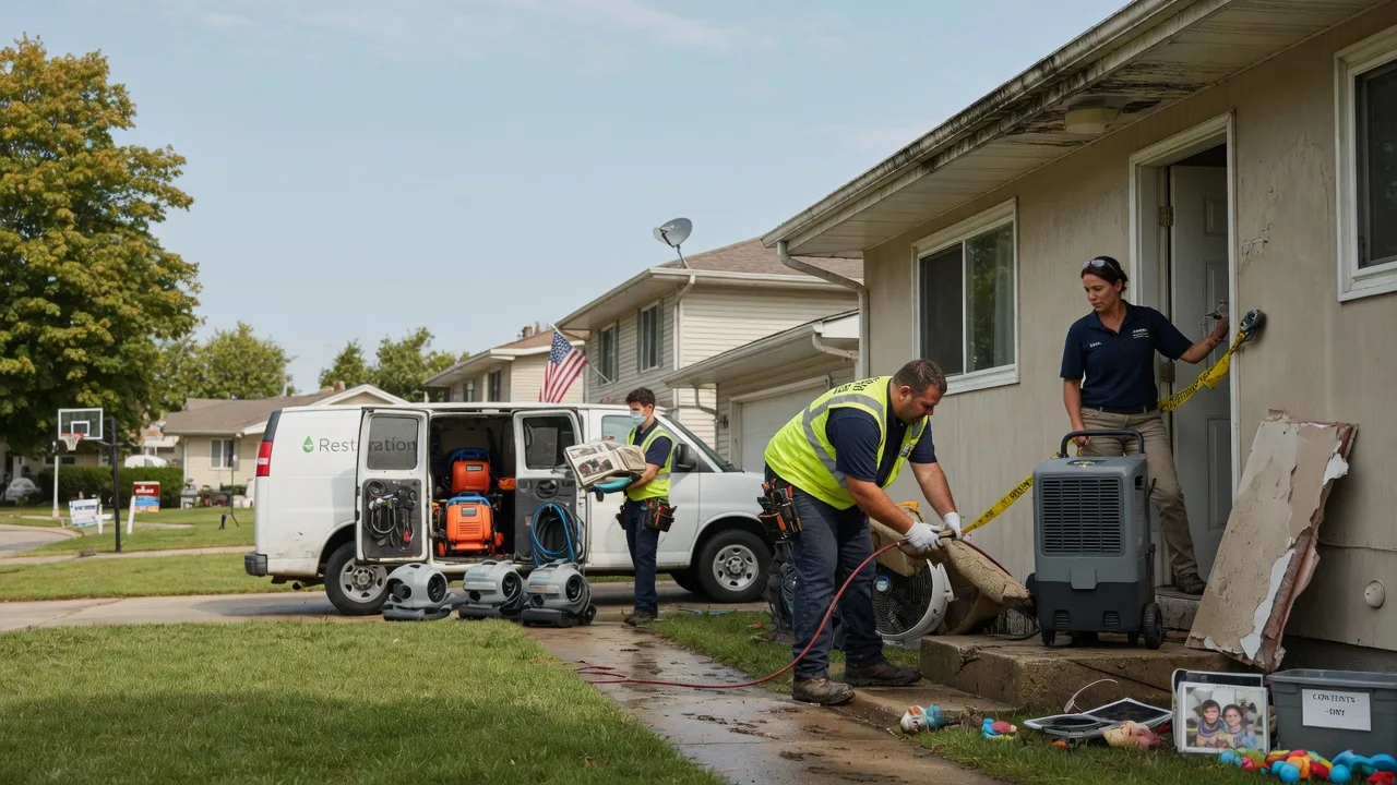 Water Damage Restoration in Merrifield, MN near me